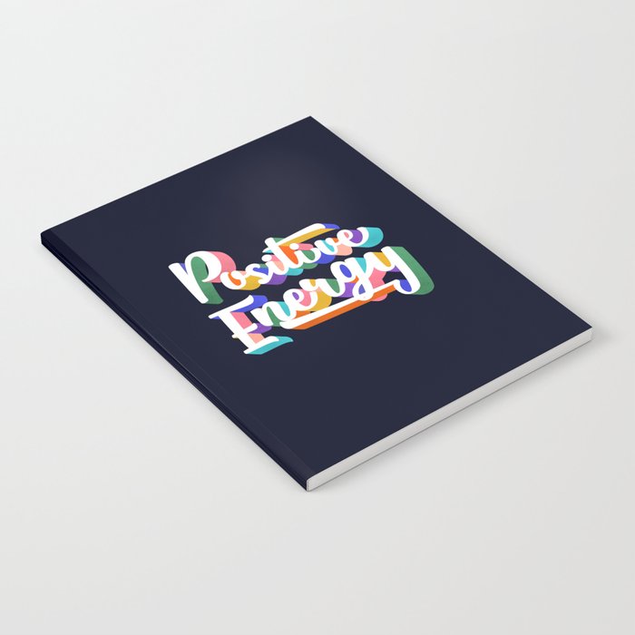 Positive Energy- typography Notebook Gallery Image 1