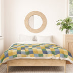 Bold Colorful Checks Pattern - Small XXIII Duvet Cover Gallery Image 3