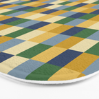 Bold Colorful Checks Pattern - Small XXIII Bath Mat Gallery Image 3