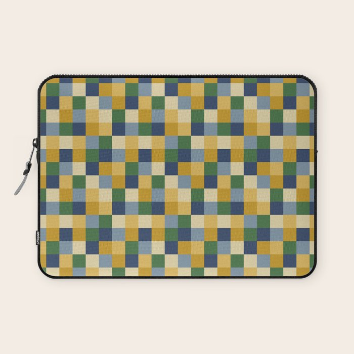 Bold Colorful Checks Pattern - Small XXIII Laptop Sleeve Gallery Image 1