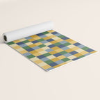Bold Colorful Checks Pattern - Small XXIII Yoga Mat Gallery Image 2