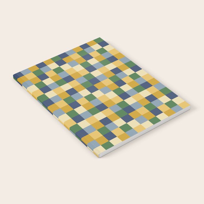 Bold Colorful Checks Pattern - Small XXIII Notebook Gallery Image 1