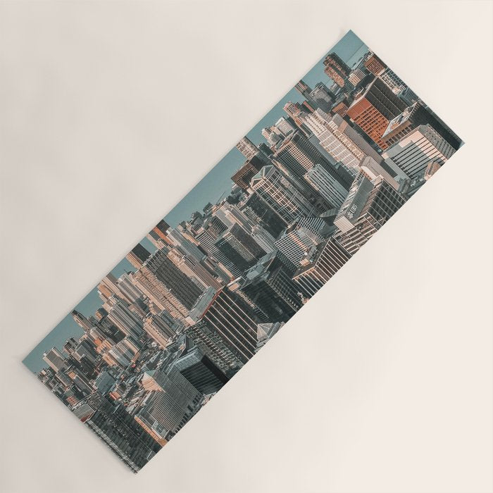 Chicago Skyscrapers Yoga Mat Gallery Image 1