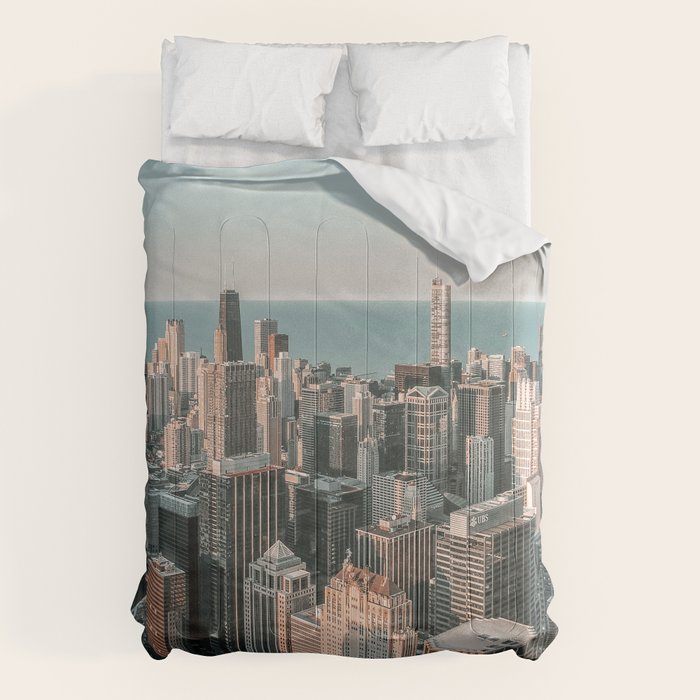 Chicago Skyscrapers Comforter Gallery Image 1