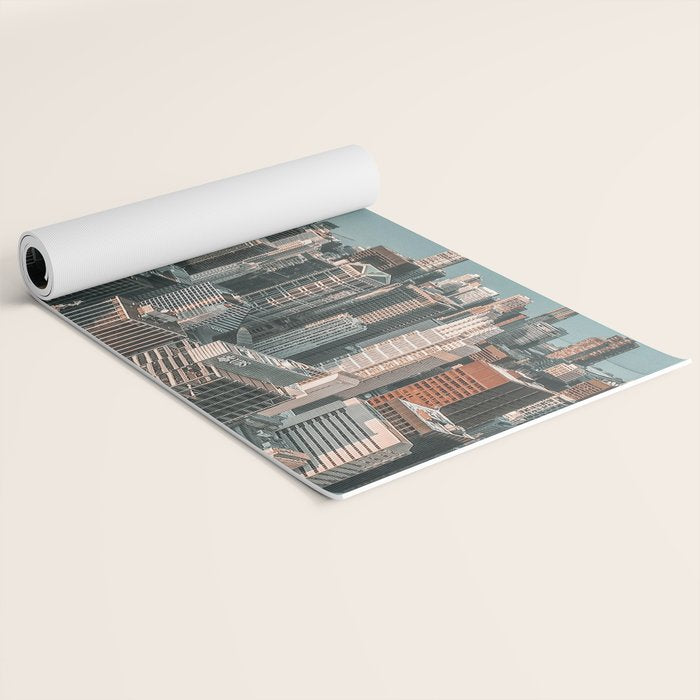 Chicago Skyscrapers Yoga Mat Gallery Image 2