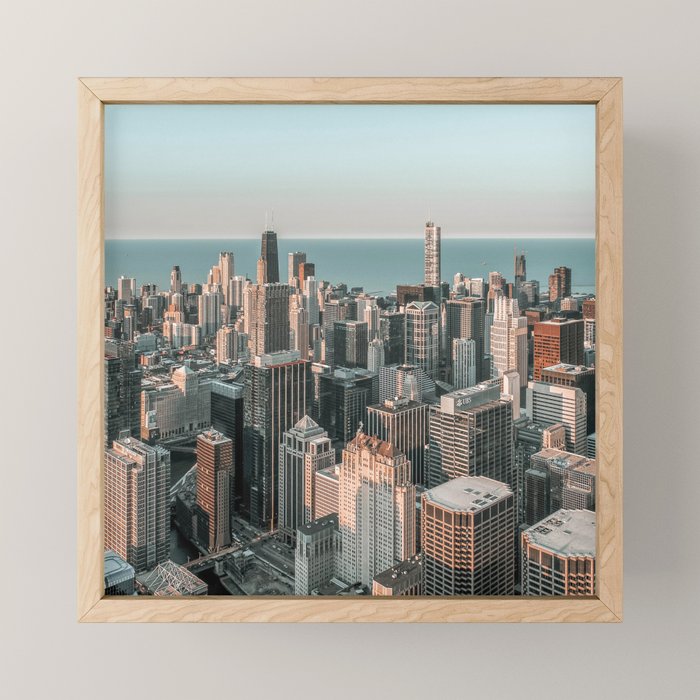 Chicago Skyscrapers Mini Art Print Gallery Image 1