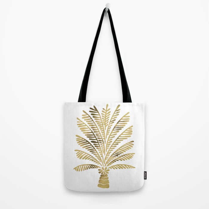 Palm Tree - Gold Palette Tote Bag Gallery Image 2