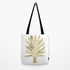 Palm Tree - Gold Palette Tote Bag Gallery Image 2