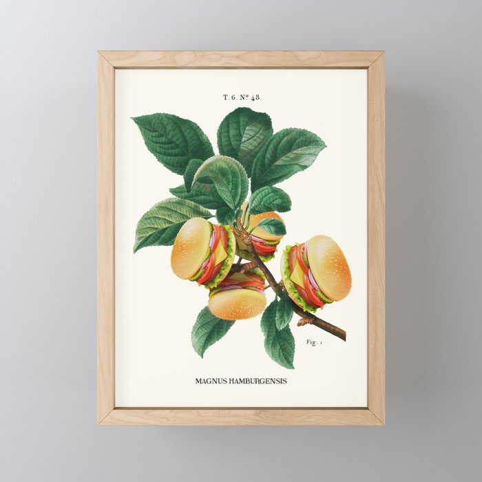 BURGER PLANT Mini Art Print Gallery Image 1