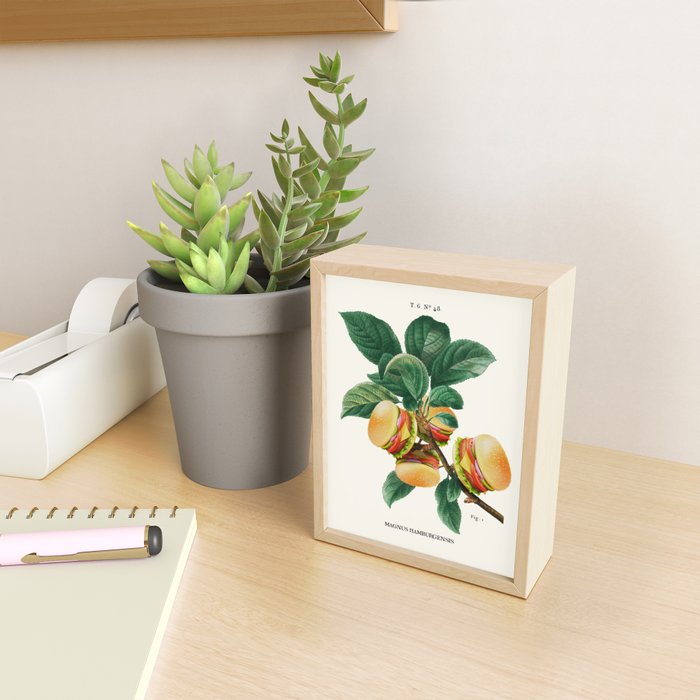BURGER PLANT Mini Art Print Gallery Image 2
