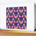 Purple Violet Luna Moths Wall Mural Gallery Image 2