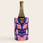 Purple Violet Luna Moths Wine Chiller Gallery Image 3
