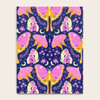 Purple Violet Luna Moths Notebook Gallery Image 4