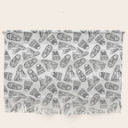 Sneakers // Black & White Wall Hanging Gallery Image 1