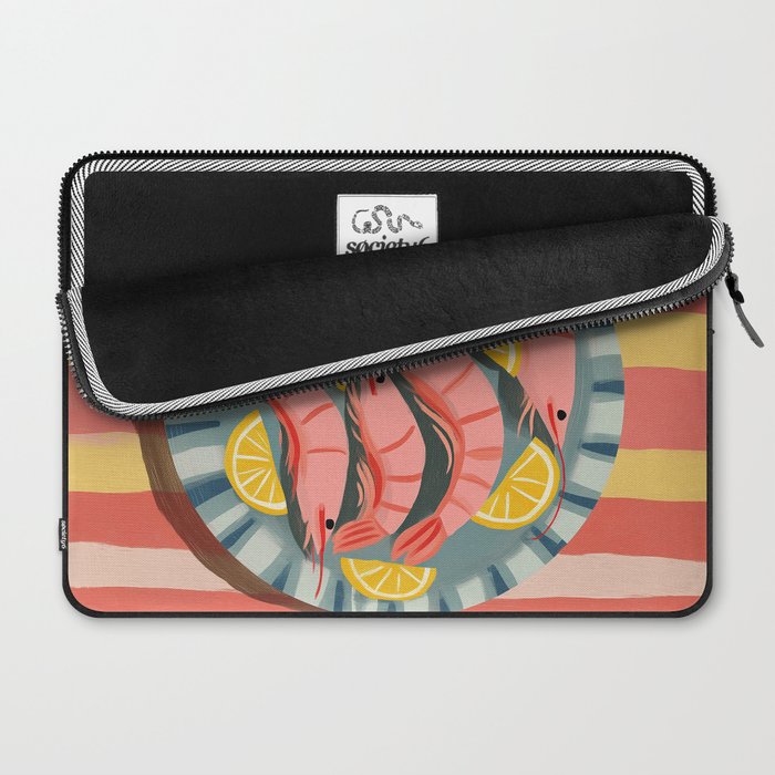 Shrimp Picnic Laptop Sleeve Gallery Image 2