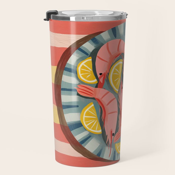 Shrimp Picnic Travel Mug Gallery Image 3