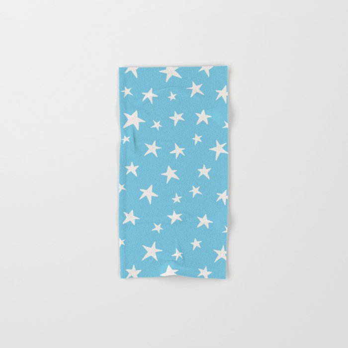 Stars Sky Blue Bath Towel Gallery Image 1