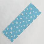 Stars Sky Blue Yoga Mat Gallery Image 1