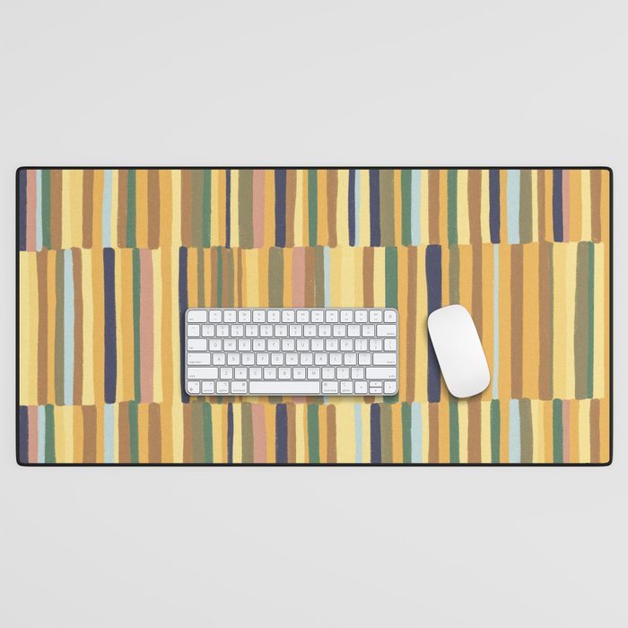 Striped pattern 03 Desk Mat Gallery Image 1