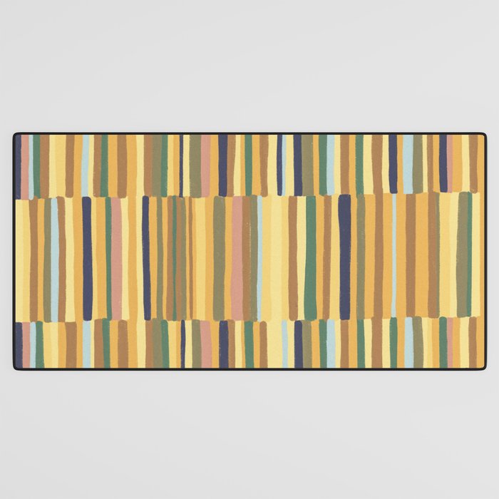 Striped pattern 03 Desk Mat Gallery Image 3