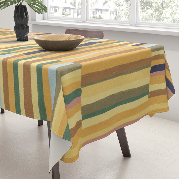 Striped pattern 03 Tablecloth Gallery Image 3