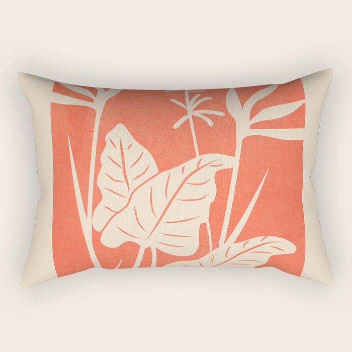 Plant Imprints 4 Rectangular Pillow Gallery Image 1