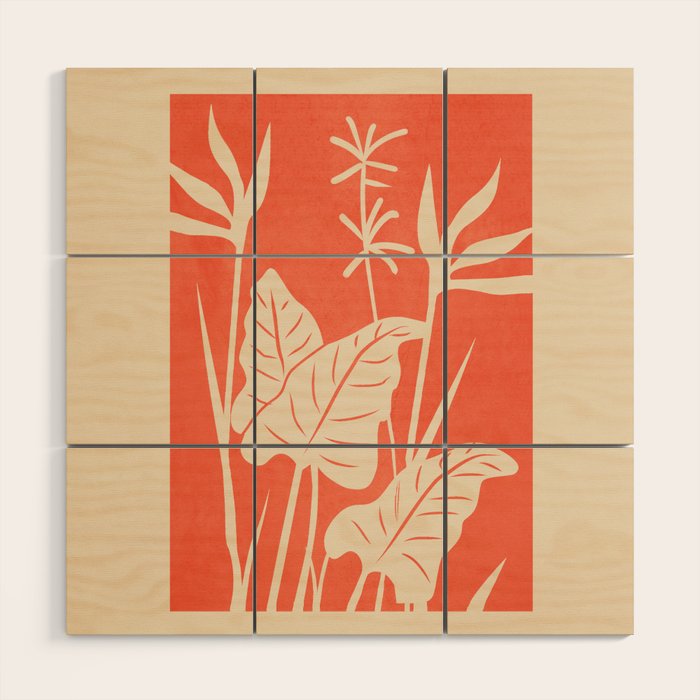 Plant Imprints 4 Wood Wall Art Gallery Image 1
