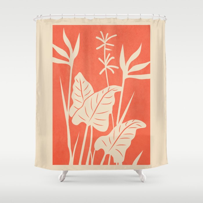 Plant Imprints 4 Shower Curtain Gallery Image 1