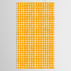 Criss Cross Stripes - Saffron Yellow Tablecloth Gallery Image 2