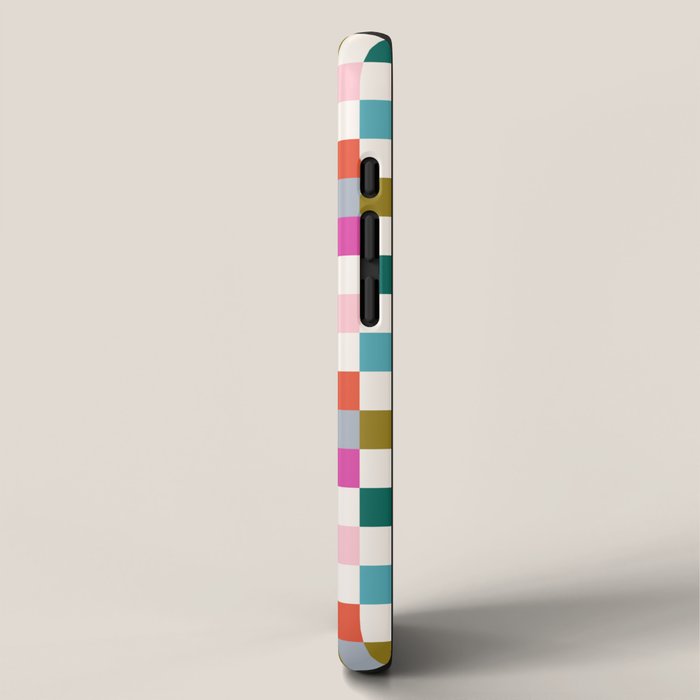 Colorful Checkerboard iPhone Case Gallery Image 2