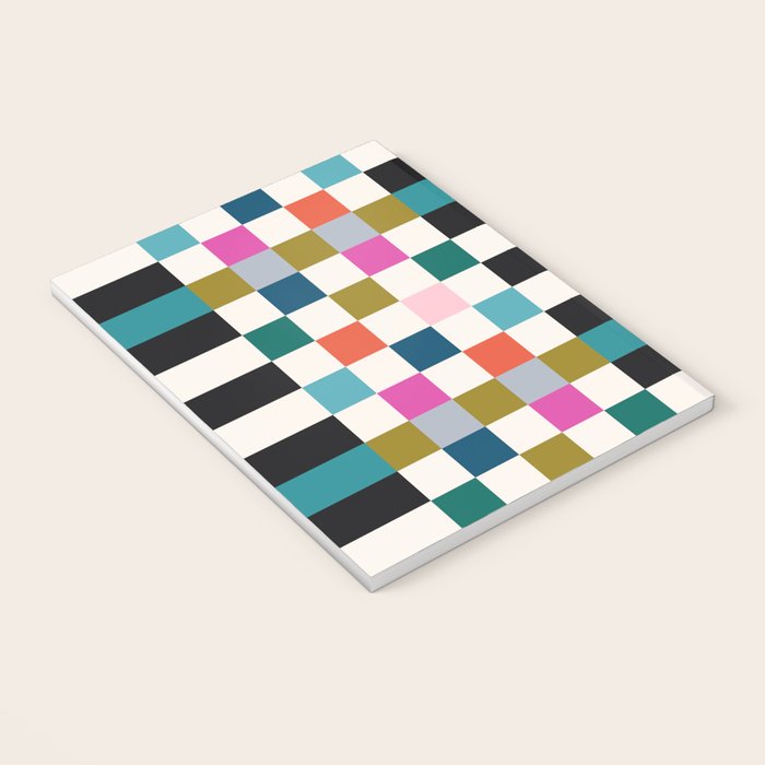 Colorful Checkerboard Notebook Gallery Image 3