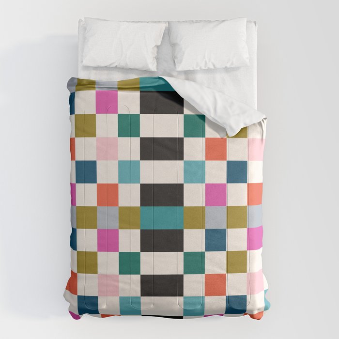 Colorful Checkerboard Comforter Gallery Image 6
