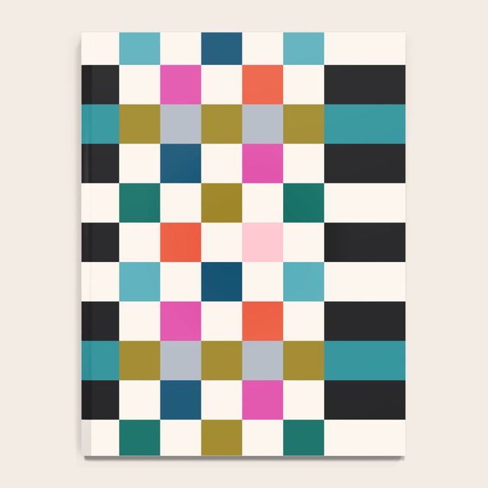 Colorful Checkerboard Notebook Gallery Image 4