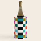 Colorful Checkerboard Wine Chiller Gallery Image 1