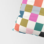 Colorful Checkerboard Pillow Sham Gallery Image 4