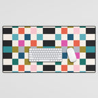 Colorful Checkerboard Desk Mat Gallery Image 1