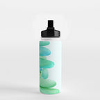 Sea Glass Cairn Watercolor Water Bottle Gallery Image 2