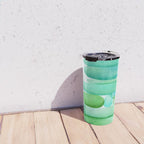 Sea Glass Cairn Watercolor Travel Mug Gallery Image 4