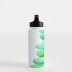 Sea Glass Cairn Watercolor Water Bottle Gallery Image 3