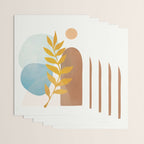 Soft Abstract Shapes 04 Wrapping Paper Gallery Image 3