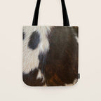 Cowhide Farmhouse Decor  Tote Bag Gallery Image 1