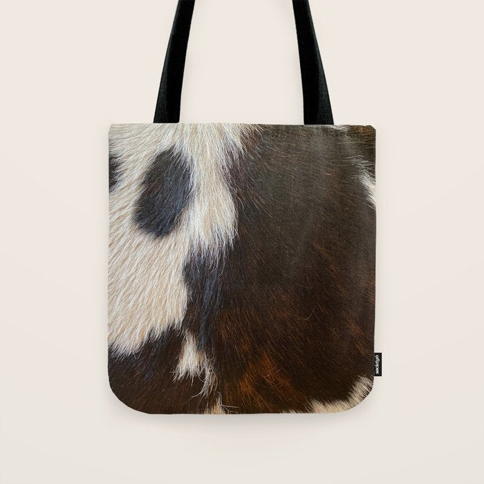 Cowhide Farmhouse Decor  Tote Bag Gallery Image 1