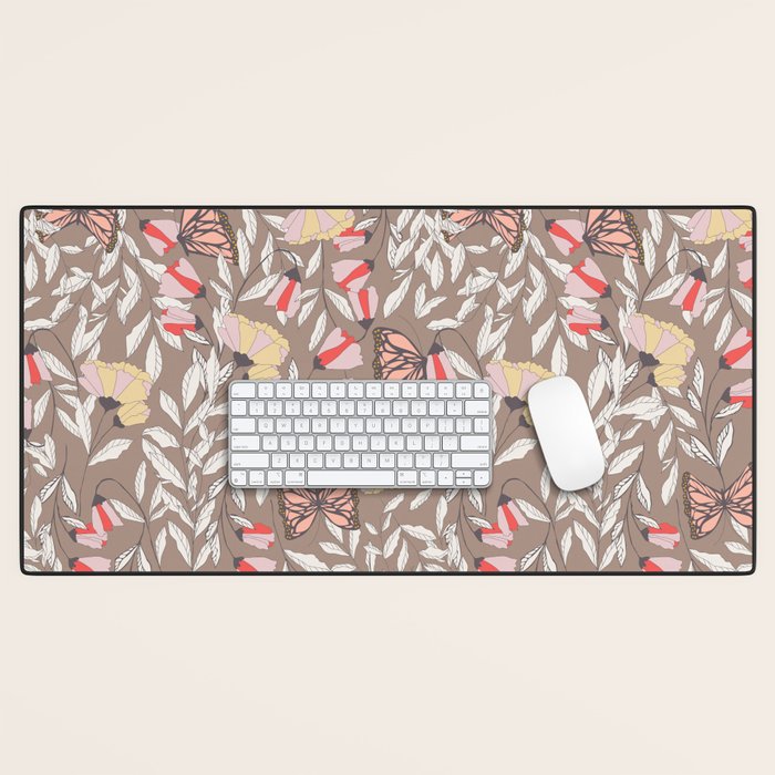 Monarch garden 002 Desk Mat Gallery Image 1