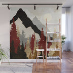 Autumn Trees Wall Mural Gallery Image 1