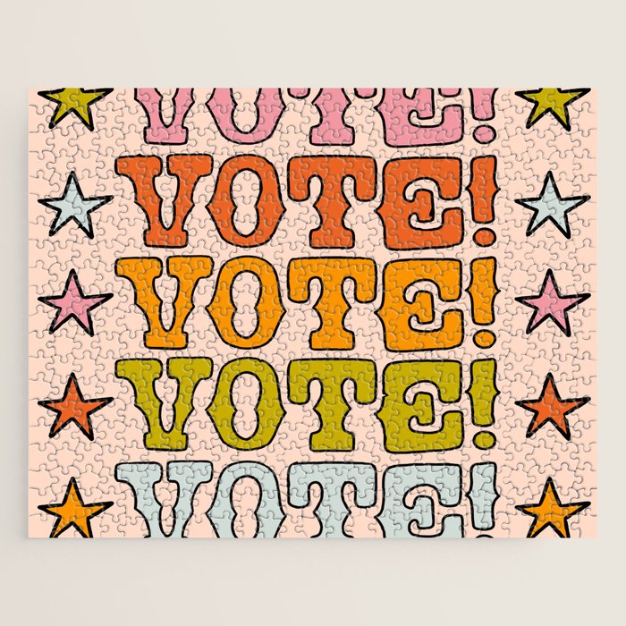 Vote Vote Vote Jigsaw Puzzle Gallery Image 1
