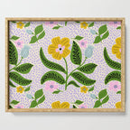 Retro Groovy Flower  Serving Tray Gallery Image 1