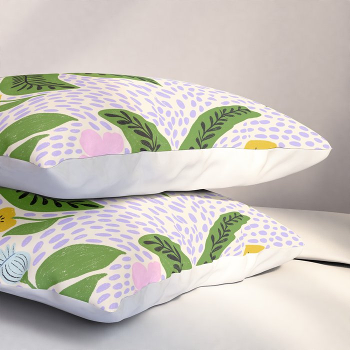 Retro Groovy Flower  Pillow Sham Gallery Image 3