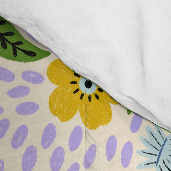Retro Groovy Flower  Comforter Gallery Image 4
