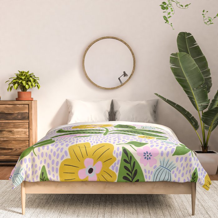 Retro Groovy Flower  Comforter Gallery Image 3
