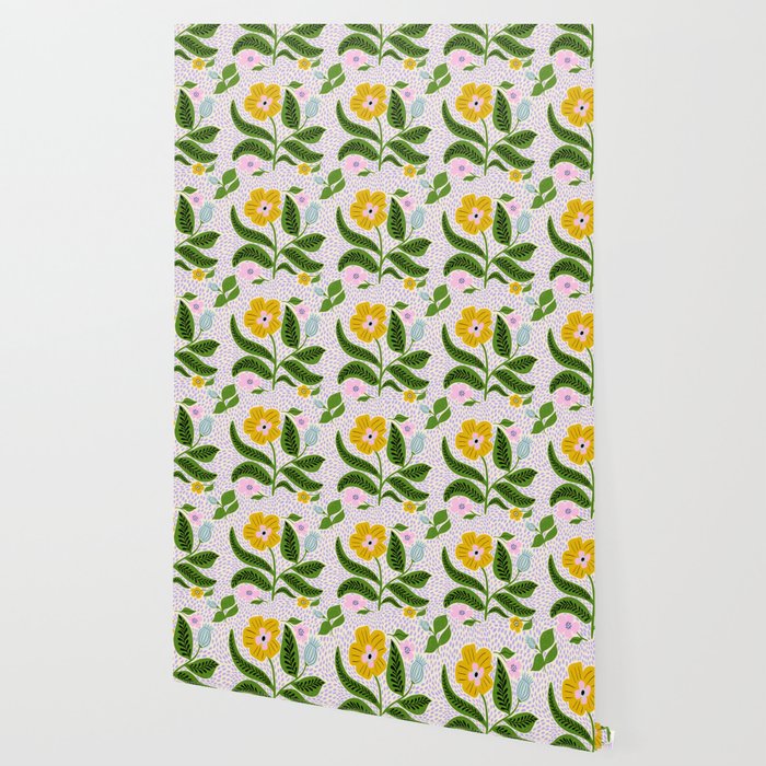 Retro Groovy Flower  Wallpaper Gallery Image 2